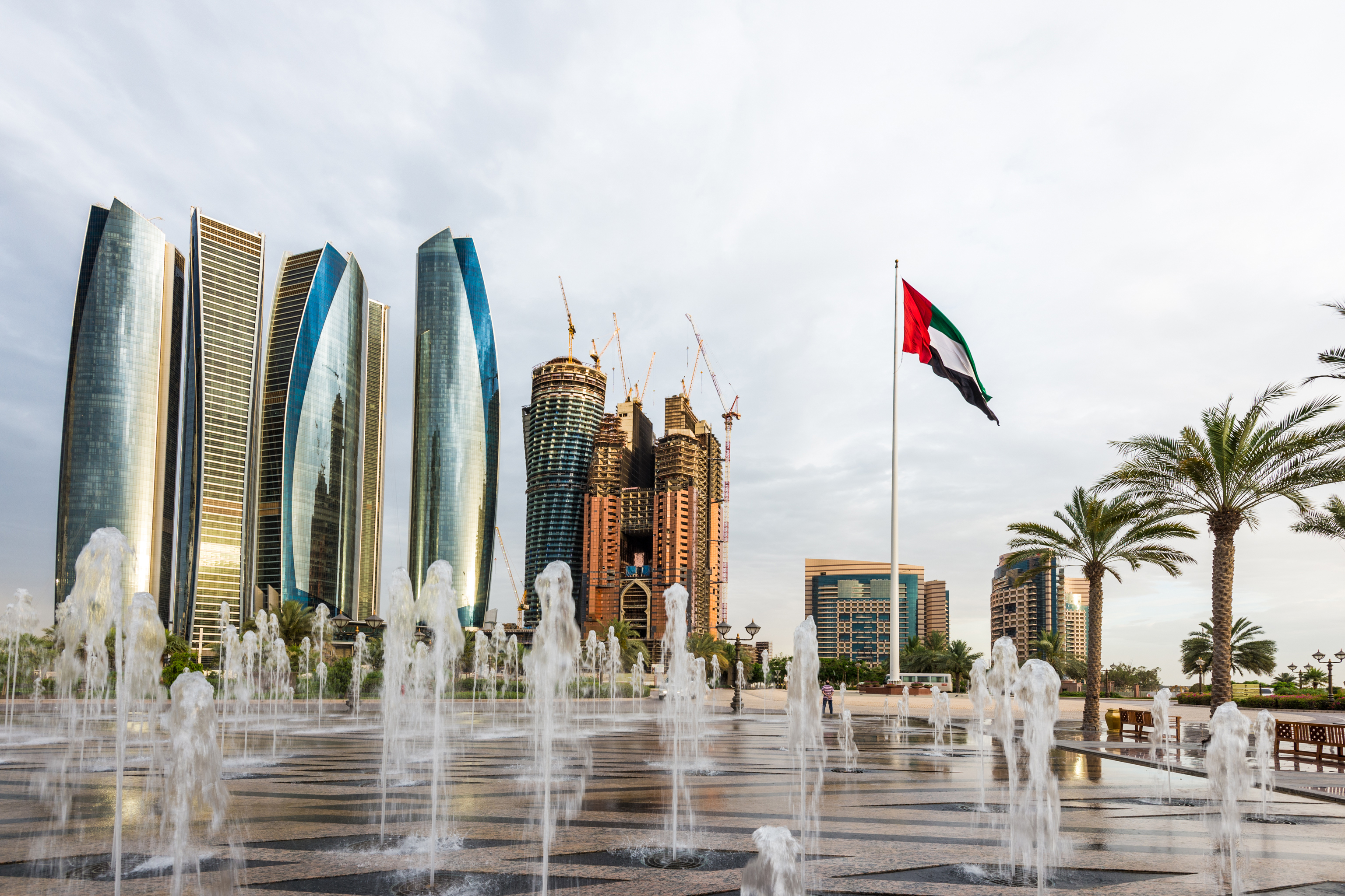 Flag in Abu Dhabi symbolizes UAE citizenship